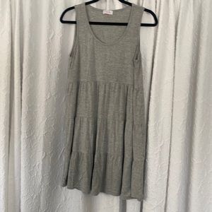 Pink lily gray sundress